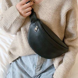 Minimalist Fanny Pack Black S207